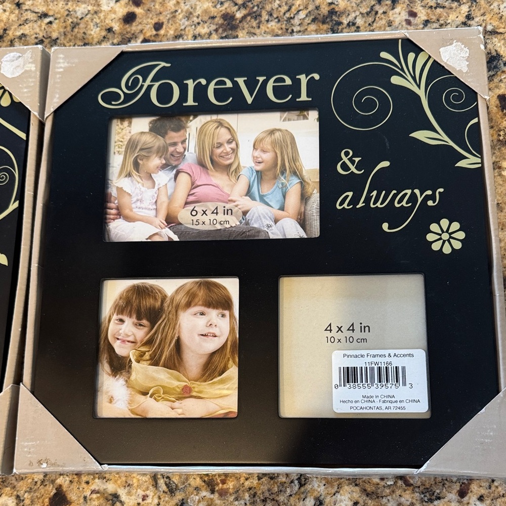 Forever & Always Black Decorative Photo Frame Duo - Picture 3 of 6